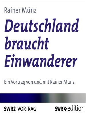 cover image of Deutschland braucht Einwanderer